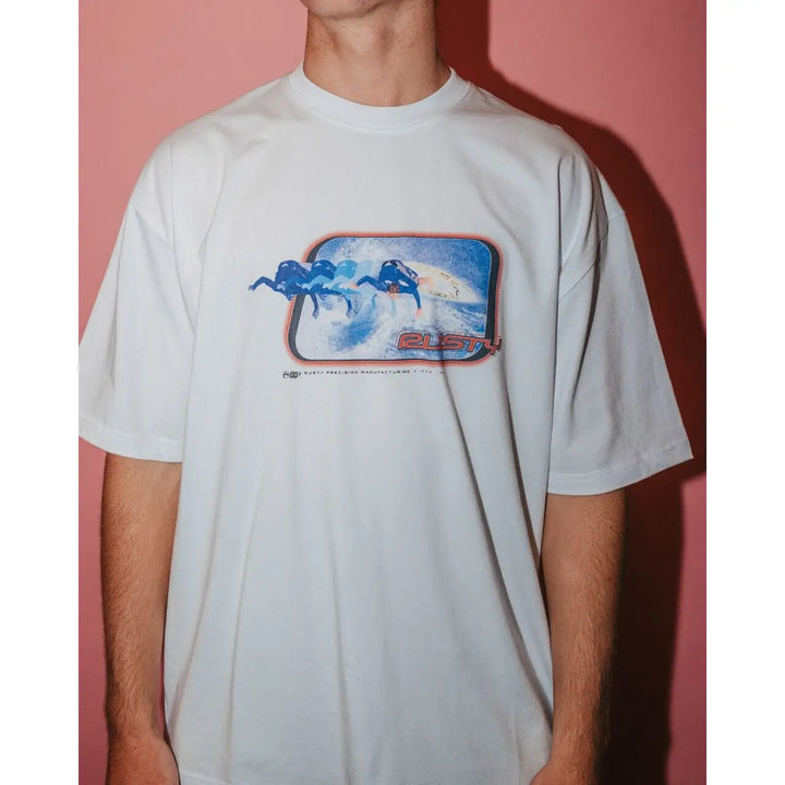 Rusty Tidal Kombat Graphic T-Shirt 