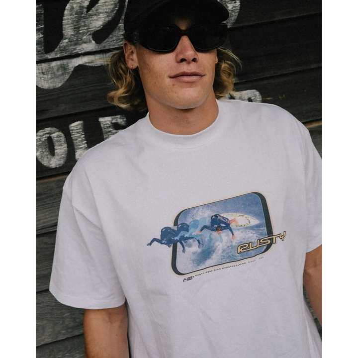 Rusty Tidal Kombat Twice T-Shirt 