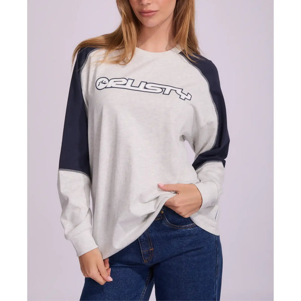 Rusty Timmy Target Contrast Long Sleeve T-Shirt