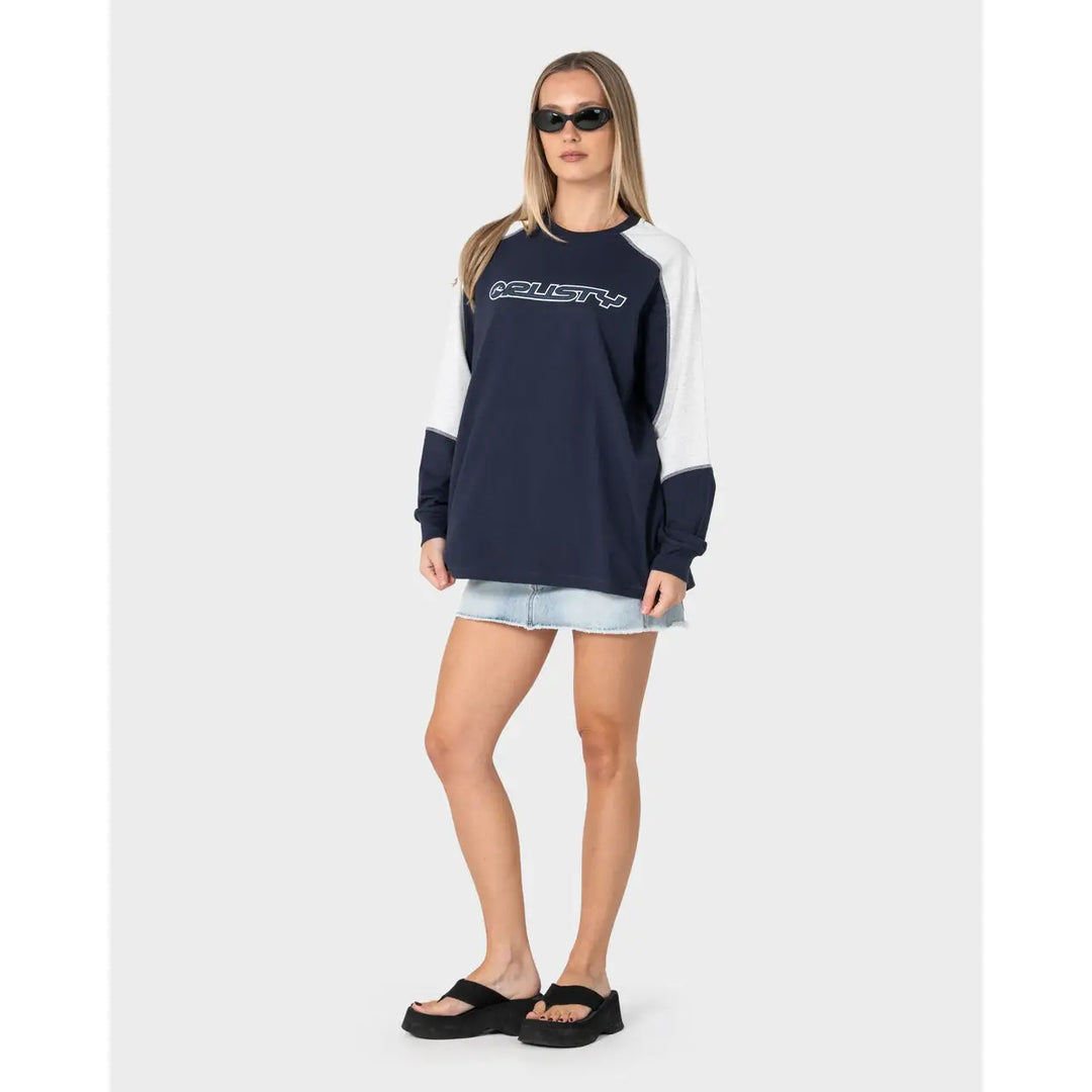 Rusty Timmy Target Oversized Long Sleeve T-Shirt