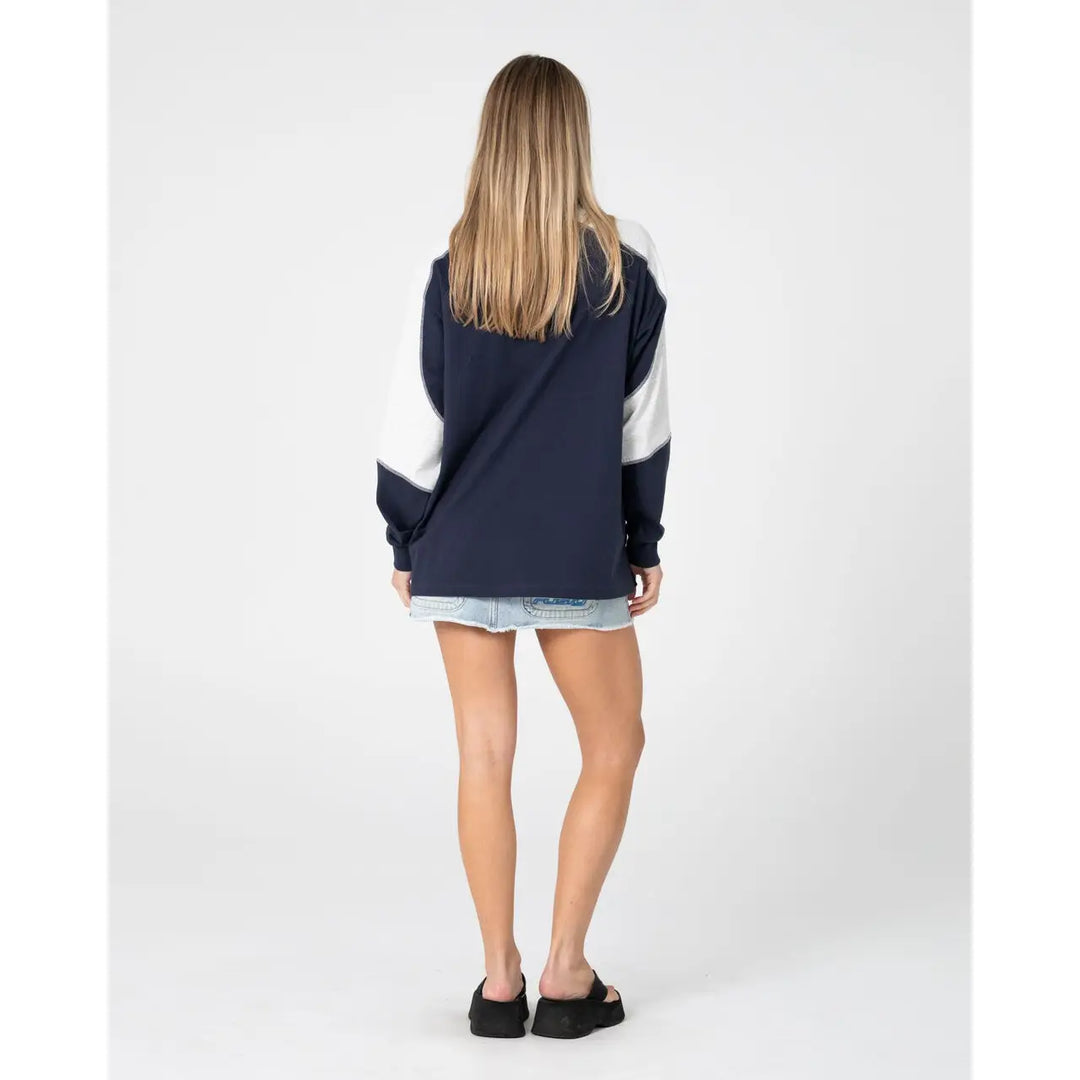 Rusty Timmy Target Oversized Long Sleeve T-Shirt
