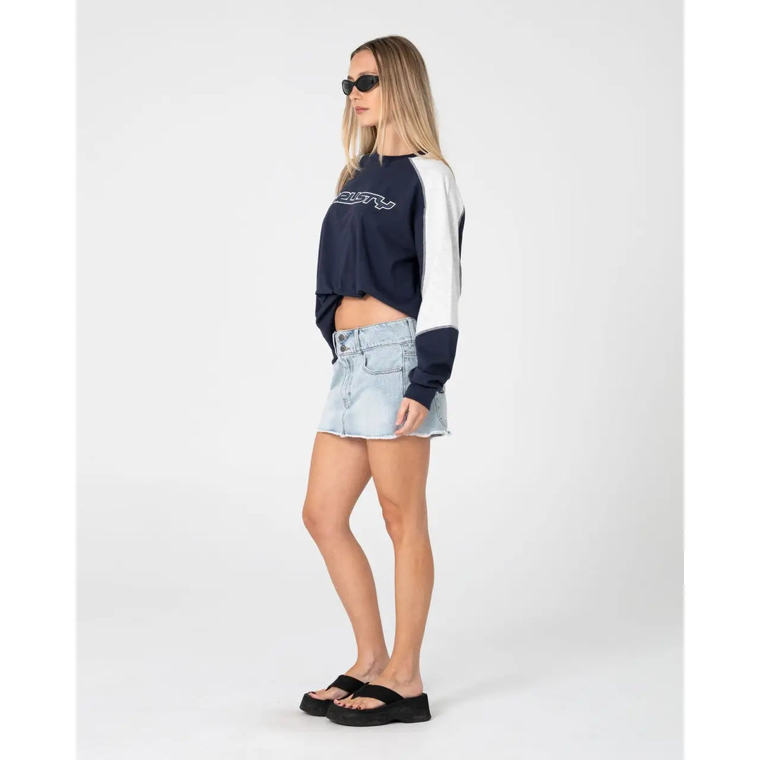 Rusty Timmy Target Oversized Long Sleeve T-Shirt
