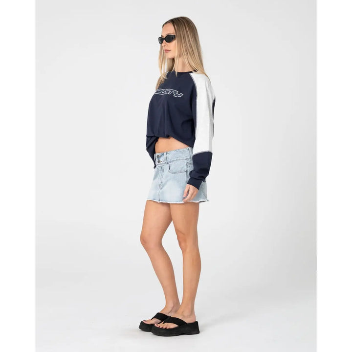 Rusty Timmy Target Oversized Long Sleeve T-Shirt