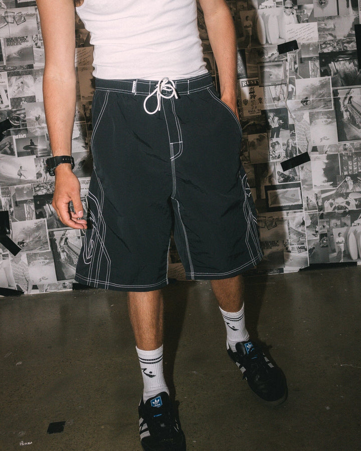 Rusty Tombstones 24" Baggy Boardshorts 
