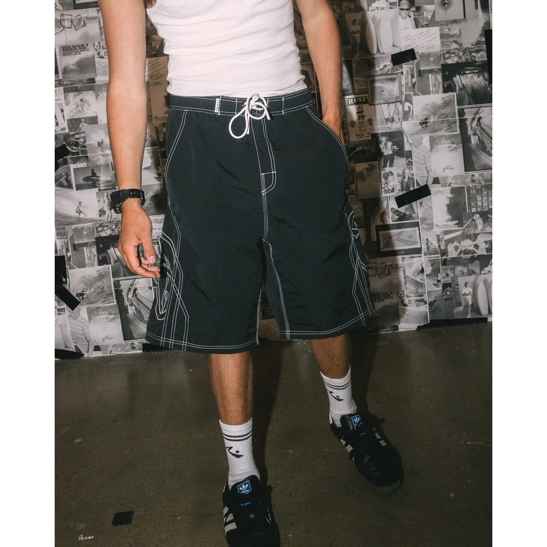 Rusty Tombstones 24" Baggy Boardshorts 