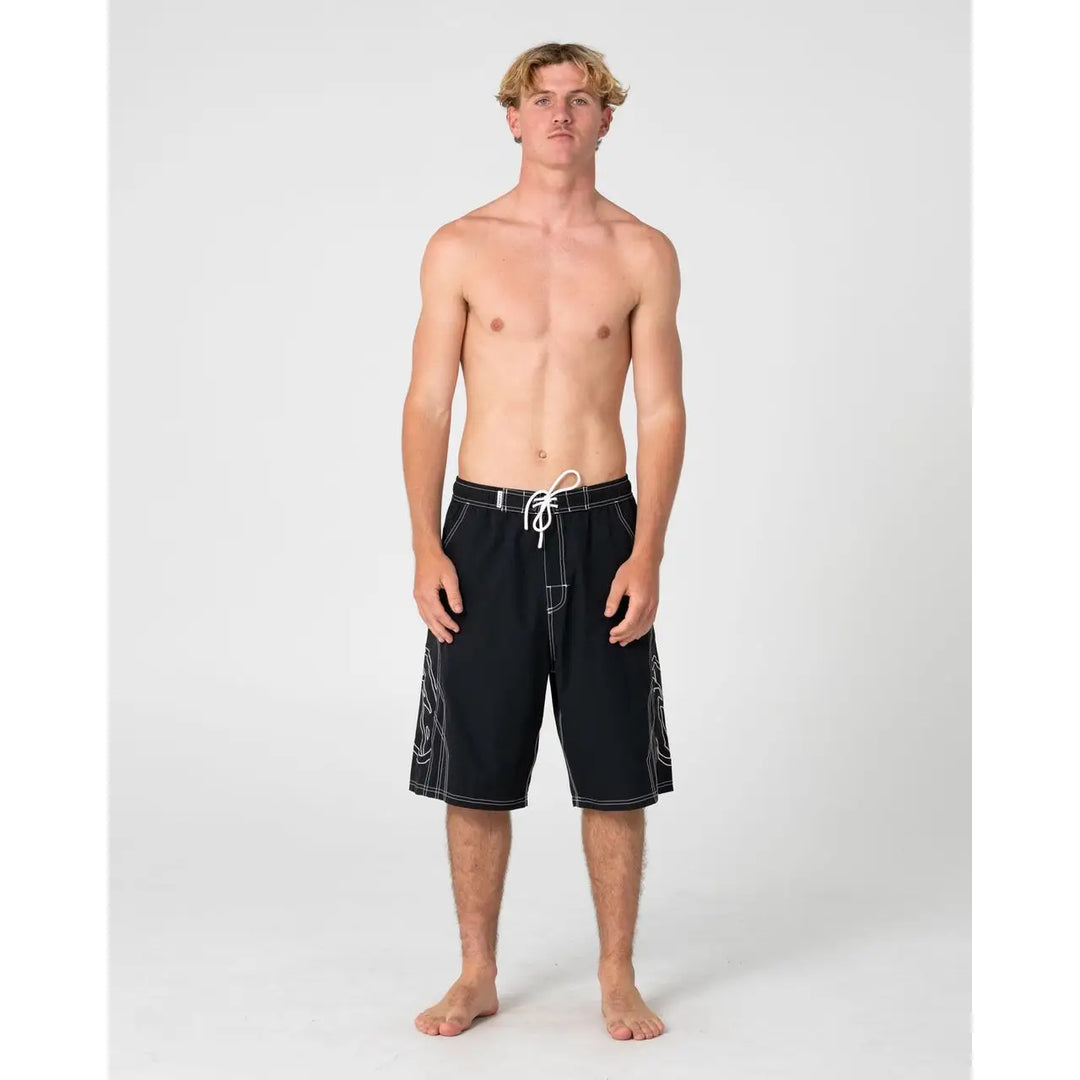 Rusty Tombstones Hybrid Waist Boardshorts