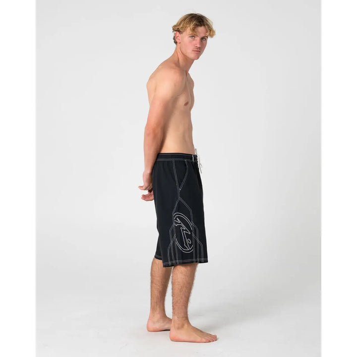 Rusty Tombstones Hybrid Waist Boardshorts