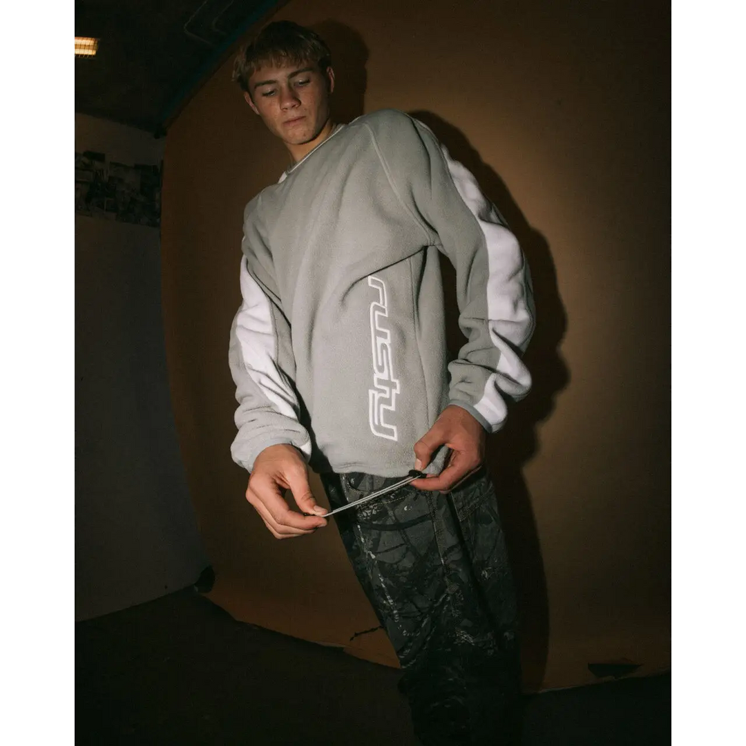 Rusty Triggerman Crew Neck Polar Fleece