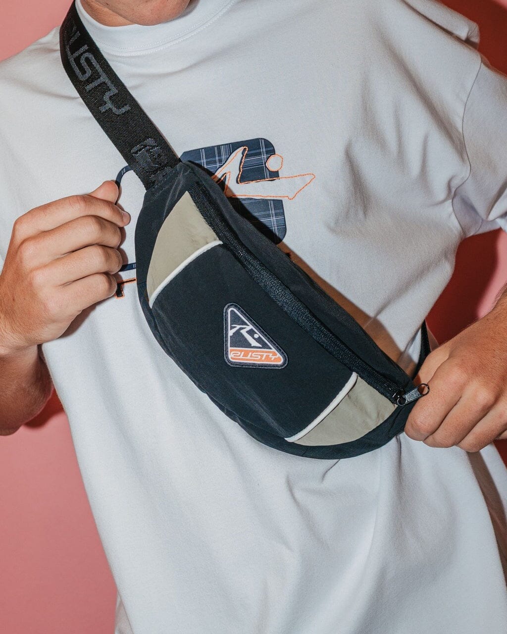 Rusty Trisector Crossbody Bag 