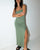 Rusty Vicky Fitted Slip Maxi Dress 