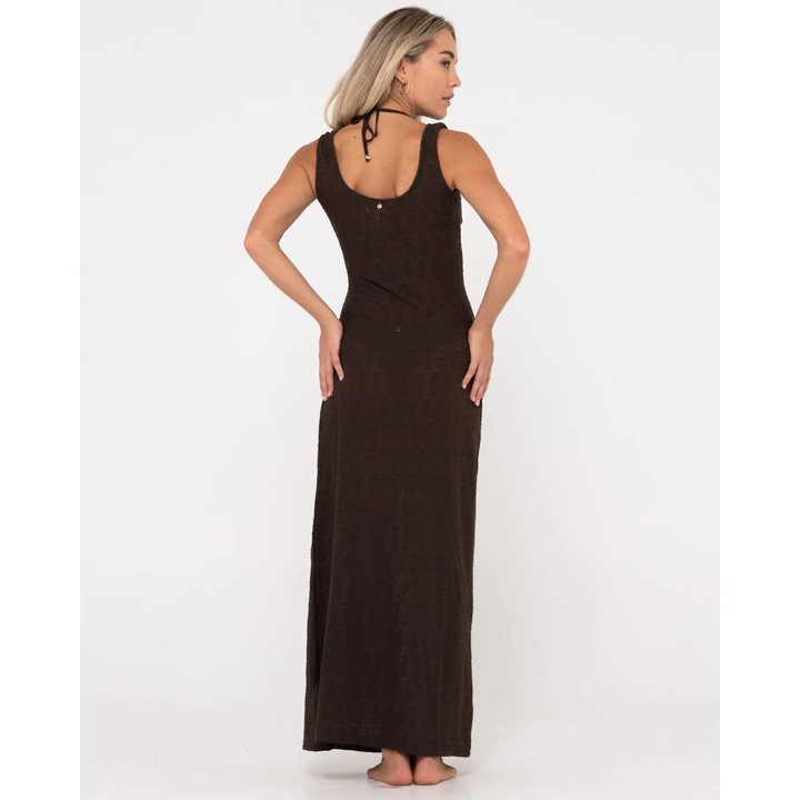 Rusty Vita Sheer Knit Maxi Dress 
