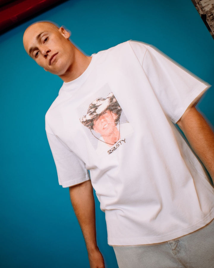 Rusty Wanted Photo Print T-Shirt 