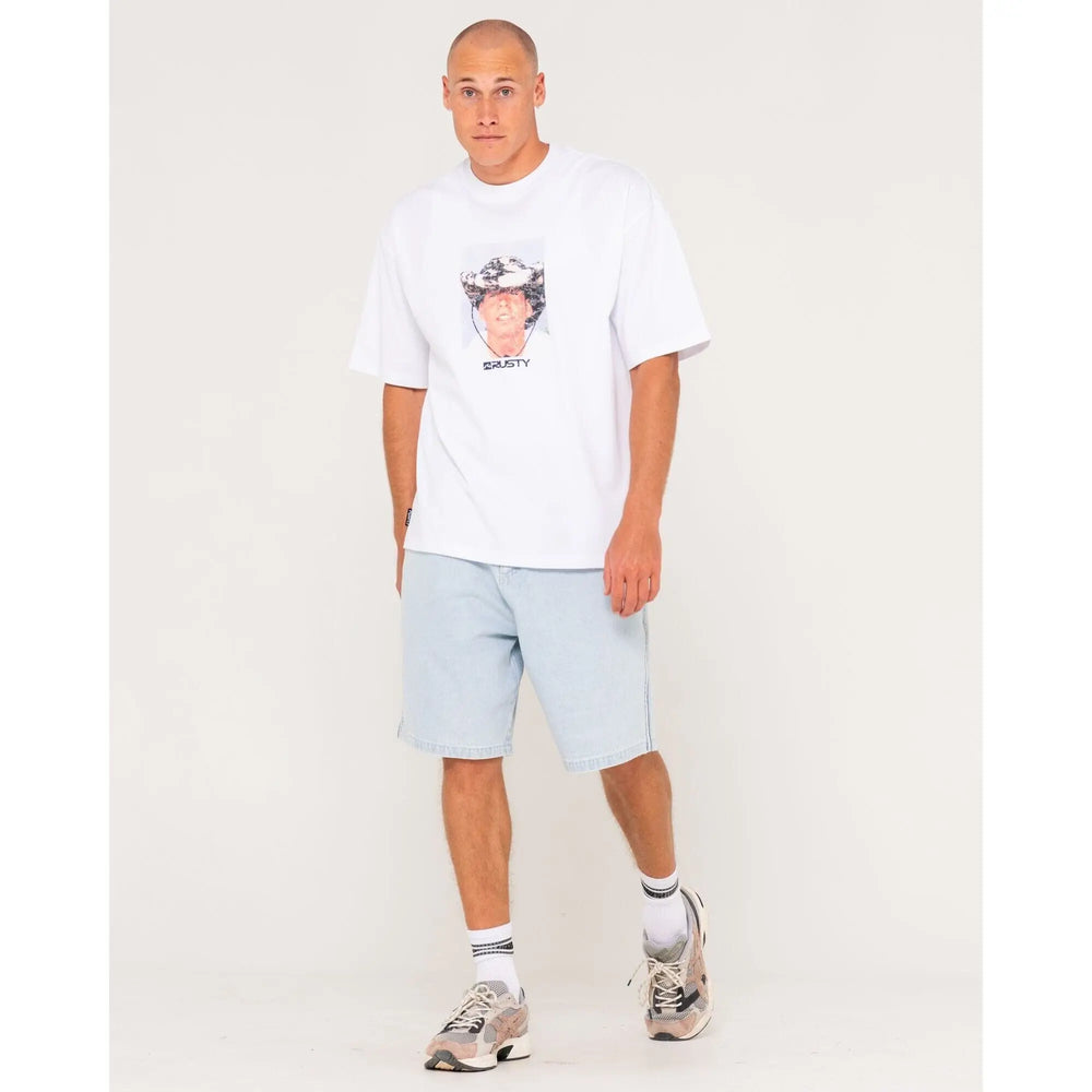Rusty Wanted Photo Print T-Shirt 