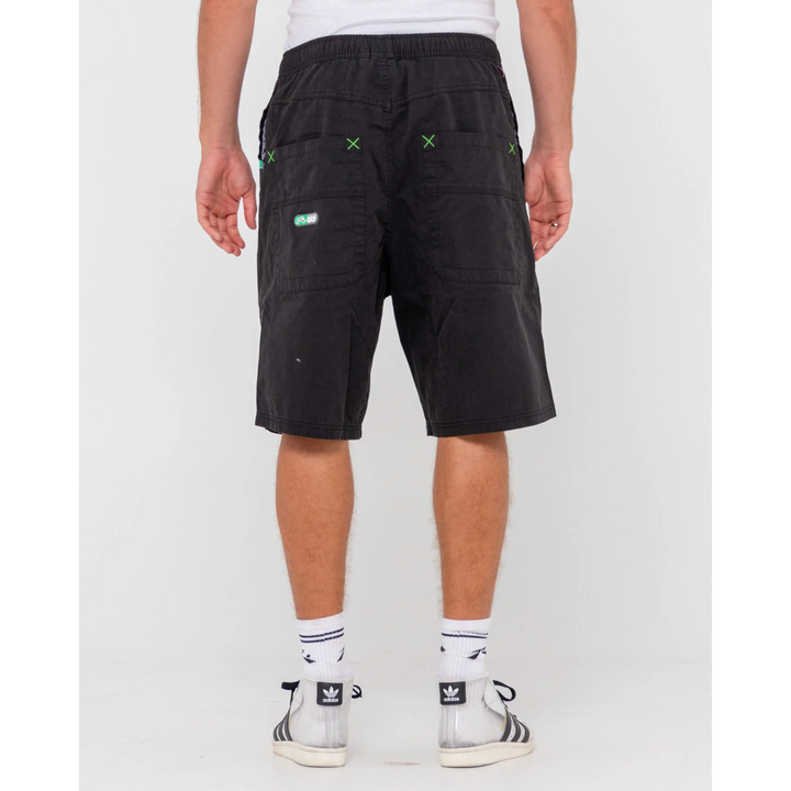 Rusty Wear Eva 22" Elastic Baggy Shorts 