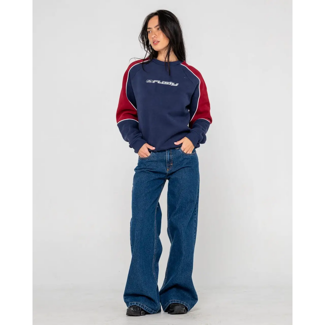 Rusty Wendy Wide Low Rise Denim Jean - FWJEAN