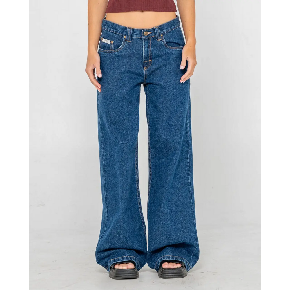 Rusty Wendy Wide Low Rise Denim Jean - FWJEAN