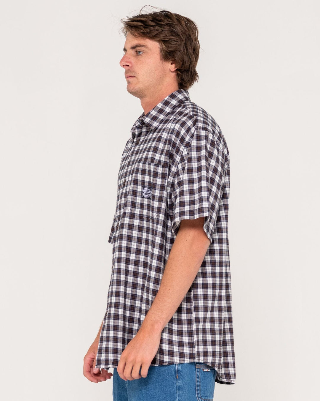 Rusty Worldwide Oversized Check Shirt 