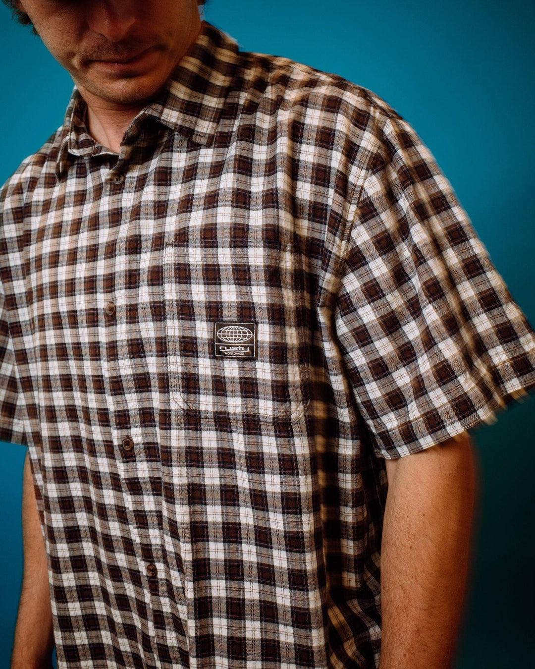Rusty Worldwide Oversized Check Shirt 