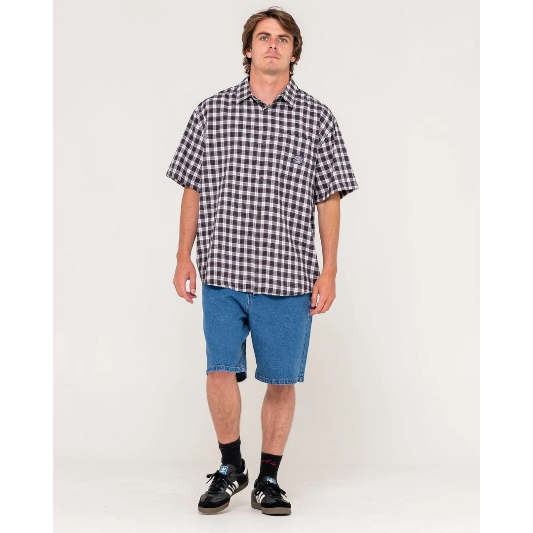 Rusty Worldwide Oversized Check Shirt 