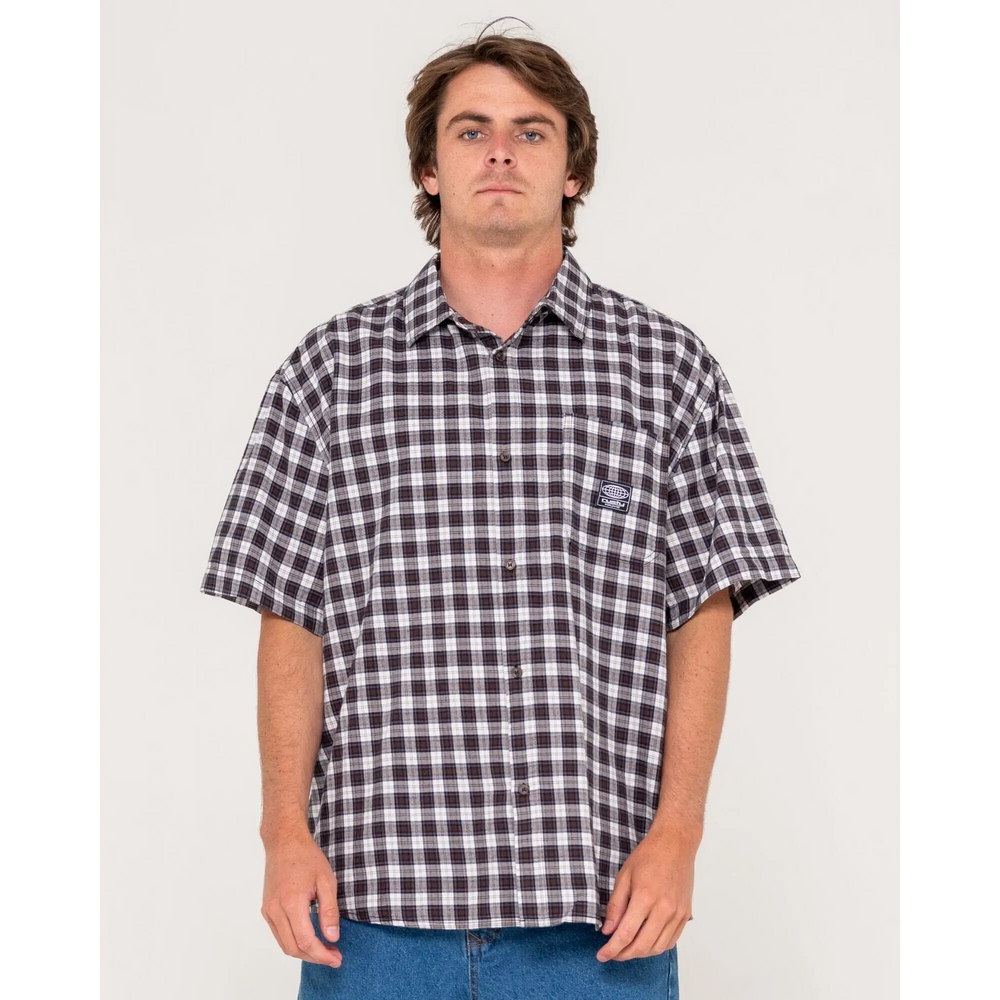 Rusty Worldwide Oversized Check Shirt 