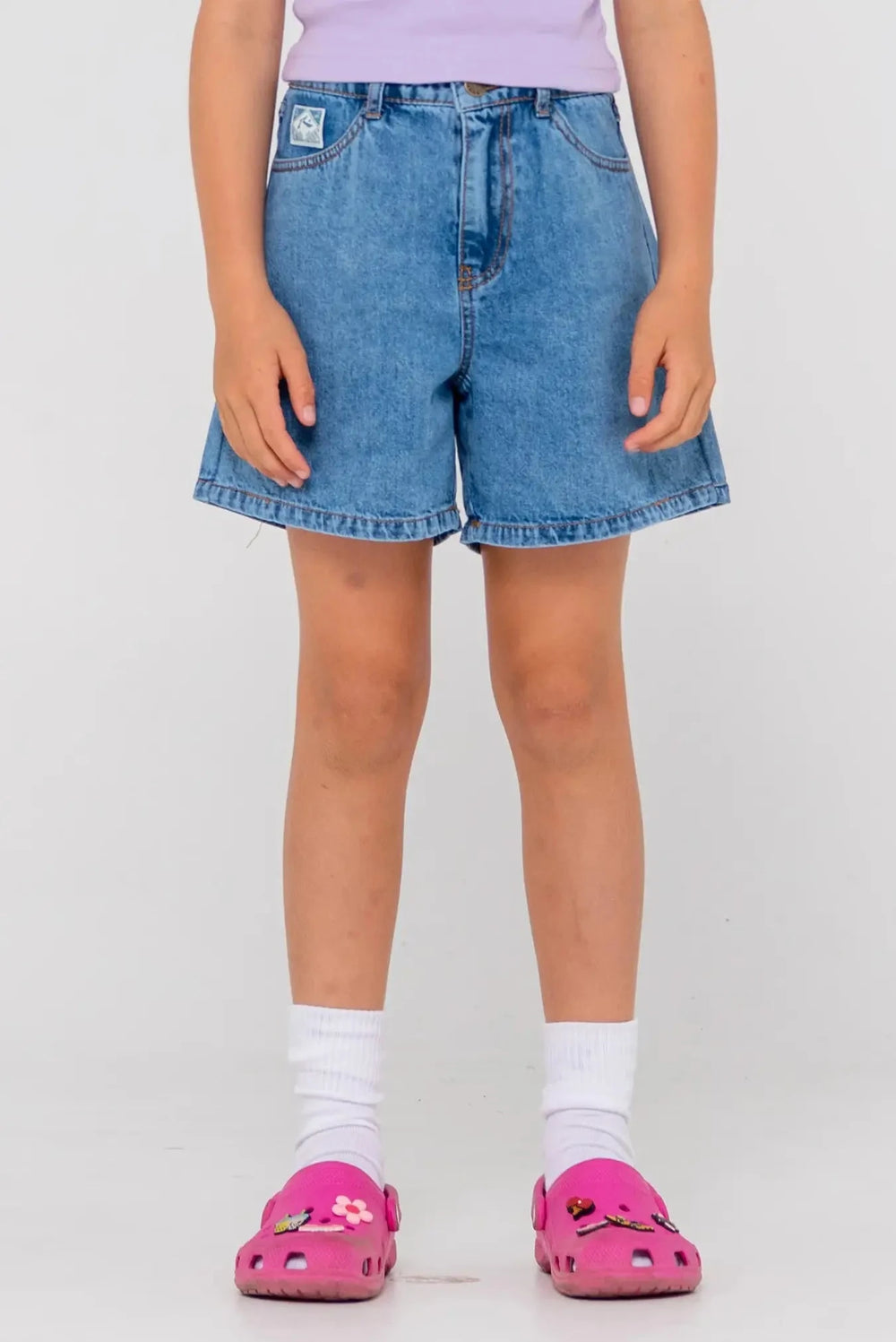Rusty Youth Cyprus High Denim Shorts 