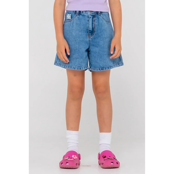 Rusty Youth Cyprus High Denim Shorts 