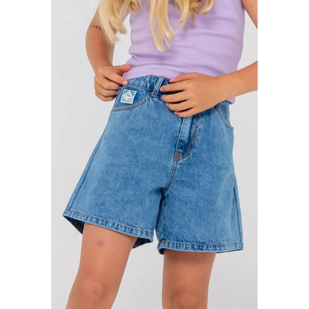 Rusty Youth Cyprus High Denim Shorts 