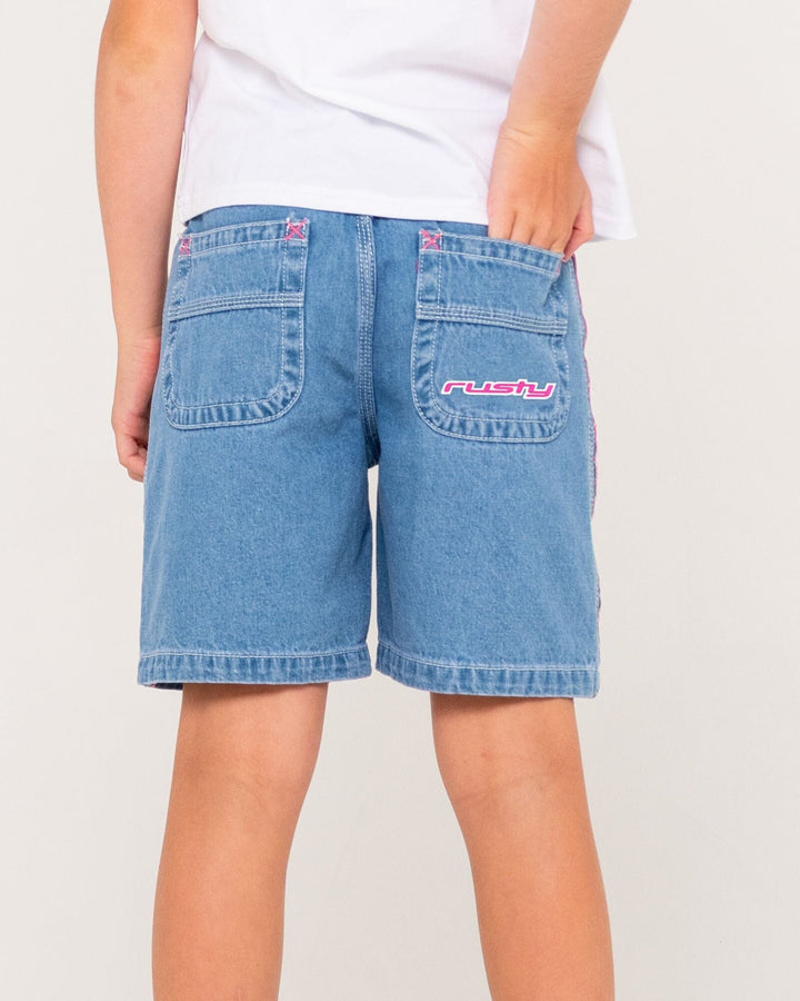 Rusty Youth Flip Girl Low Rise Jorts 