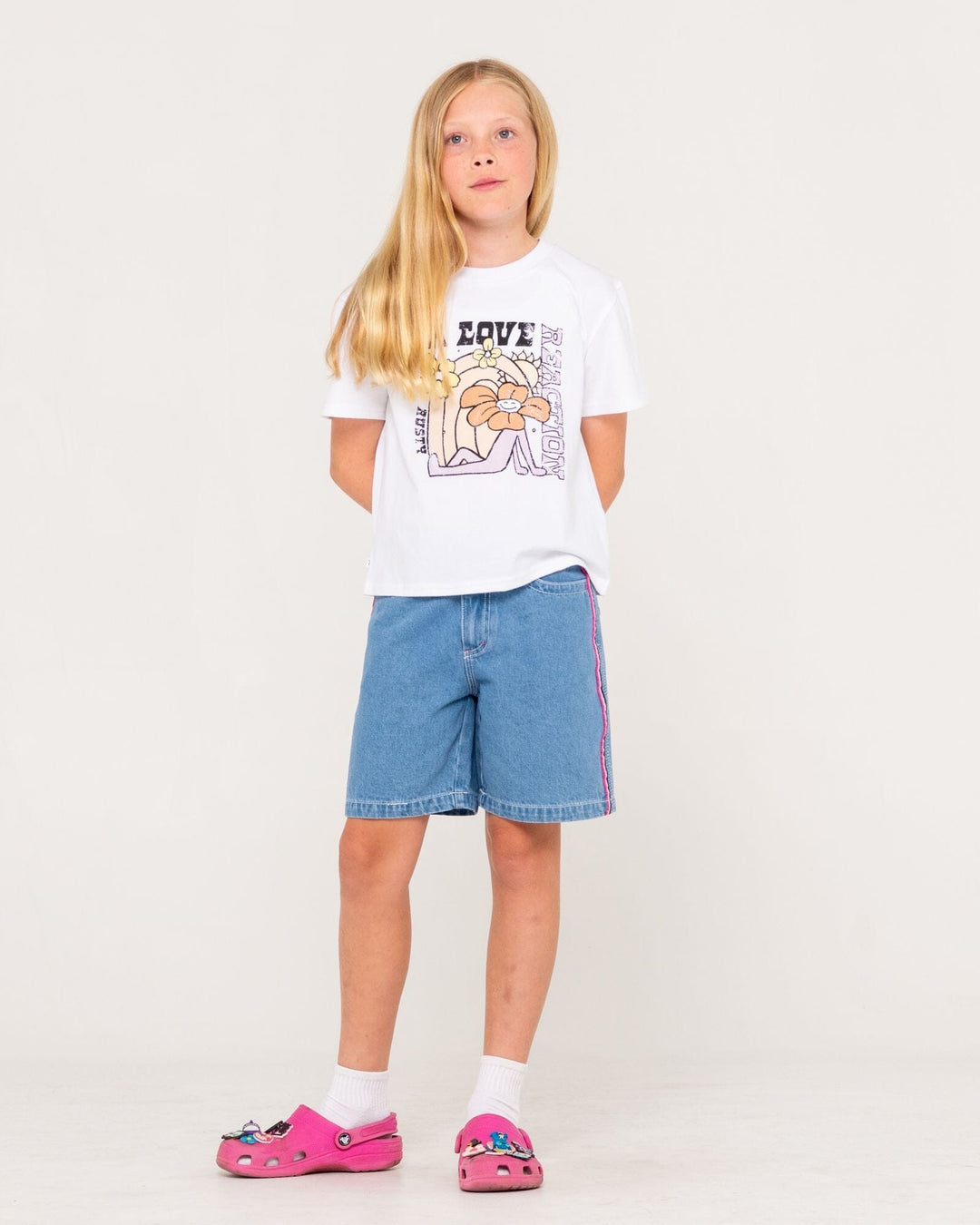 Rusty Youth Flip Girl Low Rise Jorts 