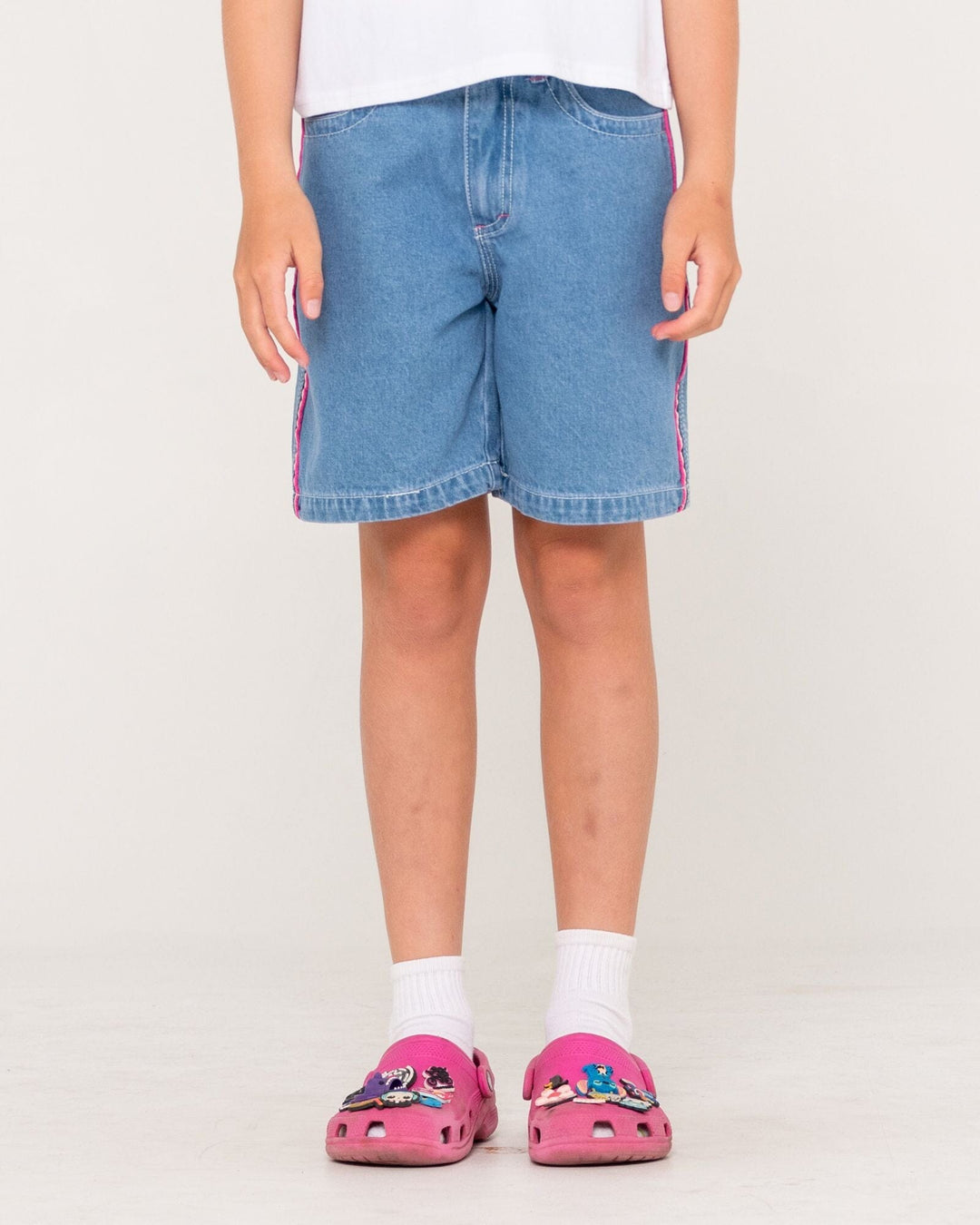 Rusty Youth Flip Girl Low Rise Jorts 