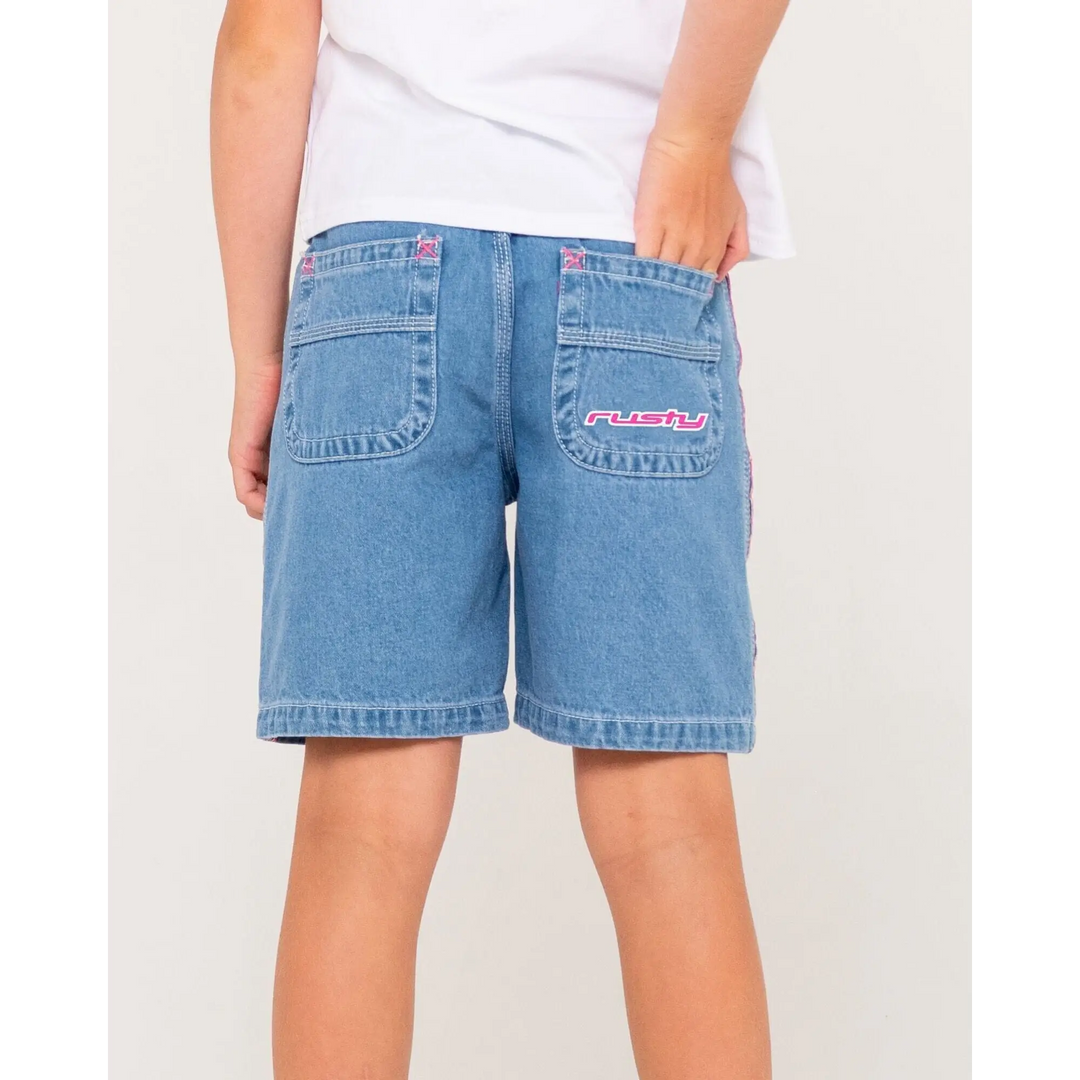 Rusty Youth Flip Girl Low Rise Jorts 