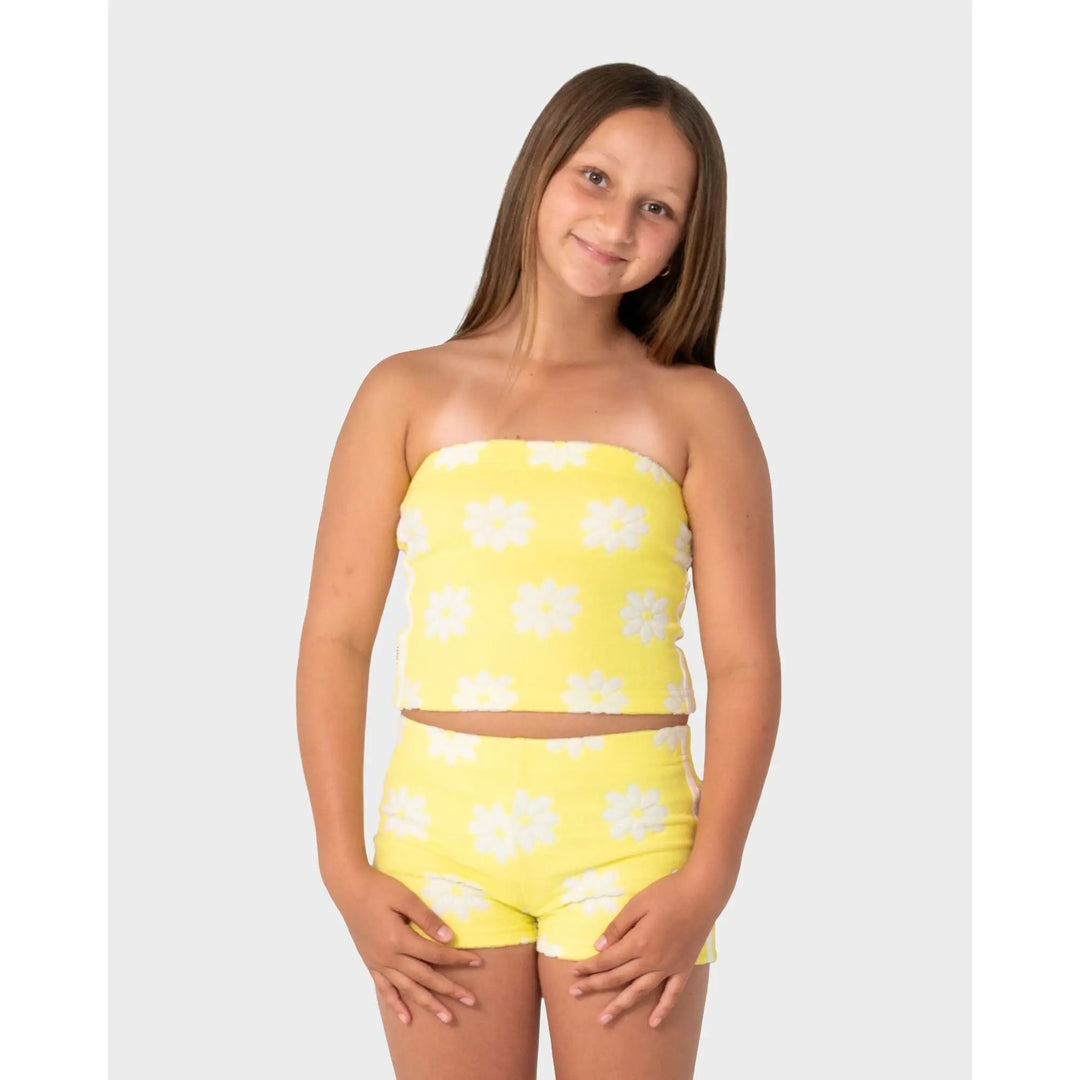 Rusty Youth Hazey Daisy Towelling Top