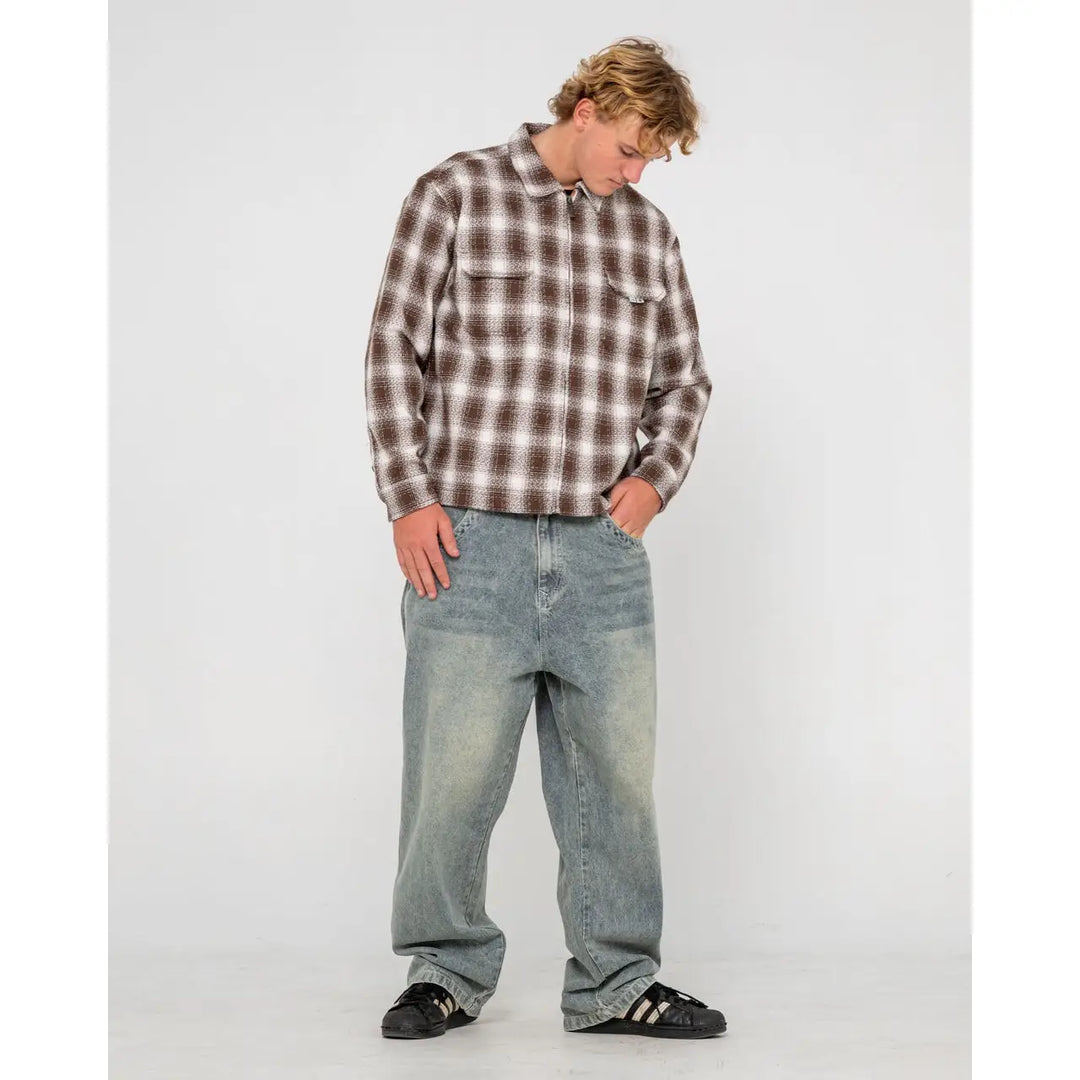 Rusty Zeal Zip Thru Overshirt