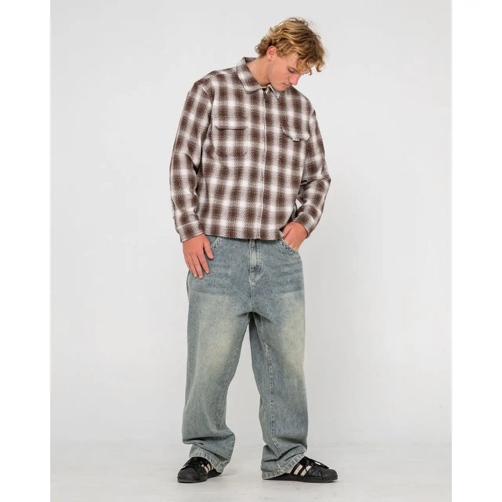 Rusty Zeal Zip Thru Overshirt