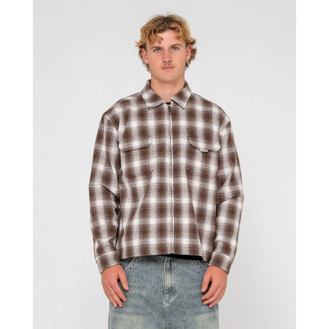 Rusty Zeal Zip Thru Overshirt