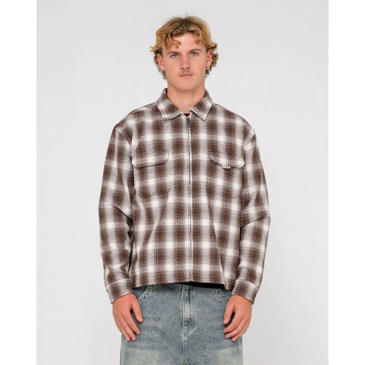 Rusty Zeal Zip Thru Overshirt