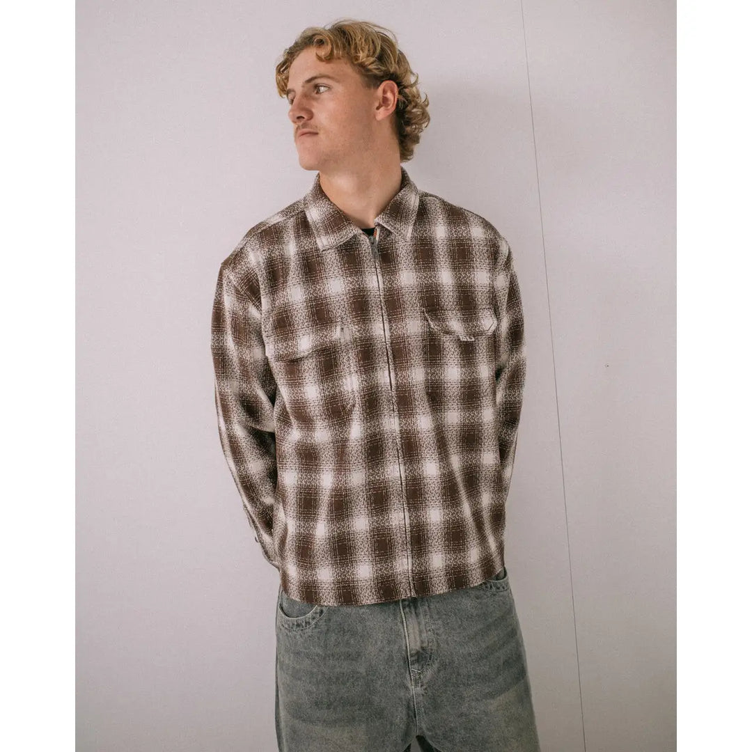 Rusty Zeal Zip Thru Overshirt