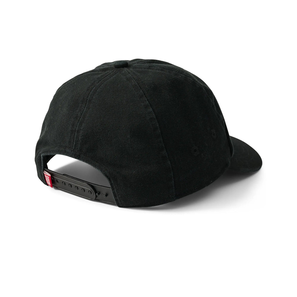 S Double Banner Worker Twill Snapback Cap - Black