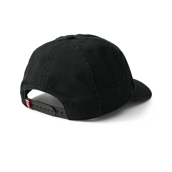 S Double Banner Worker Twill Snapback Cap - Black