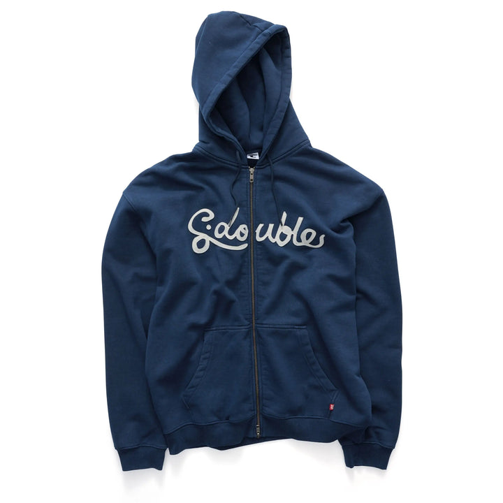 S Double Cursive Zip Hoodie