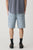 S Double Embroidered Denim Standard Shorts 