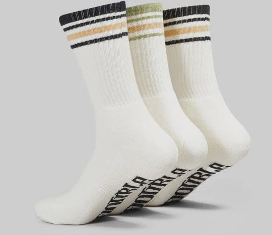 S Double Stripe S-Dot 3 Pack Socks 