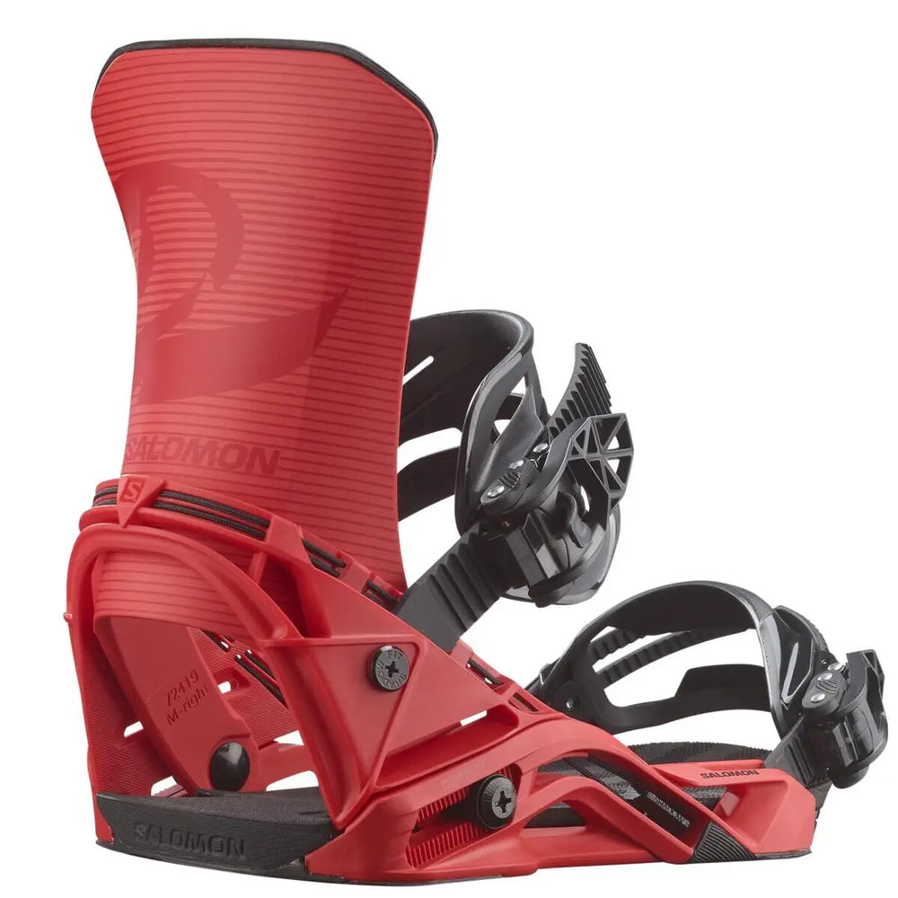 Salomon District Snowboard Bindings 2026 - Fiery Red / M