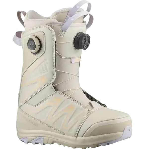 Salomon Ivy SJ Boa Womens Snowboard Boots Cream 24 