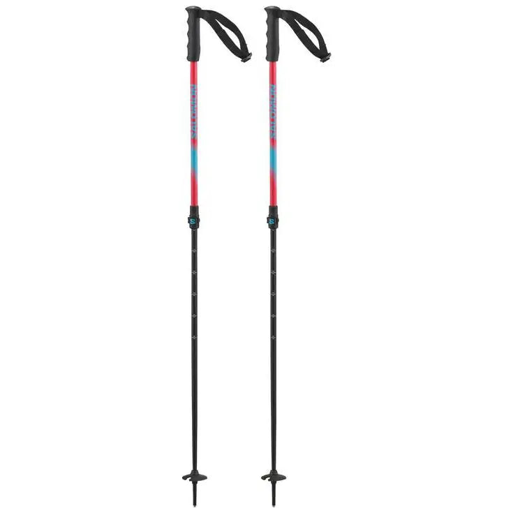 Salomon MTN Jr Ski Poles - Red