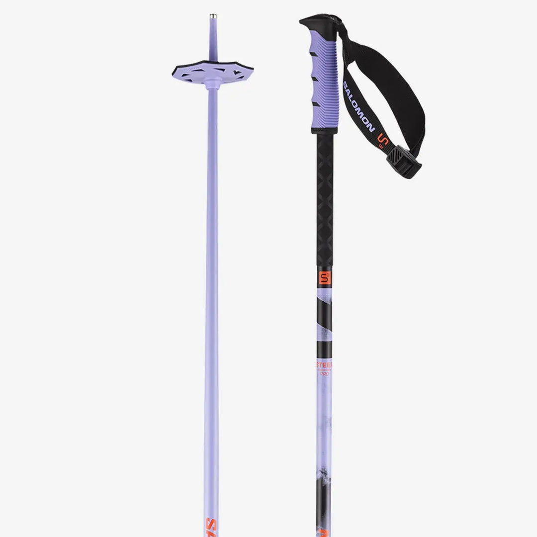 salomon 2018 arctic blue ski poles Lady you can keep your hands free during your moments of rest Ski Poles | Corbetts -