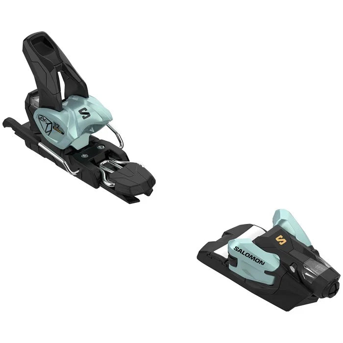 Salomon Strive 12 GW Ski Bindings Bleached Aqua Gold / L90 