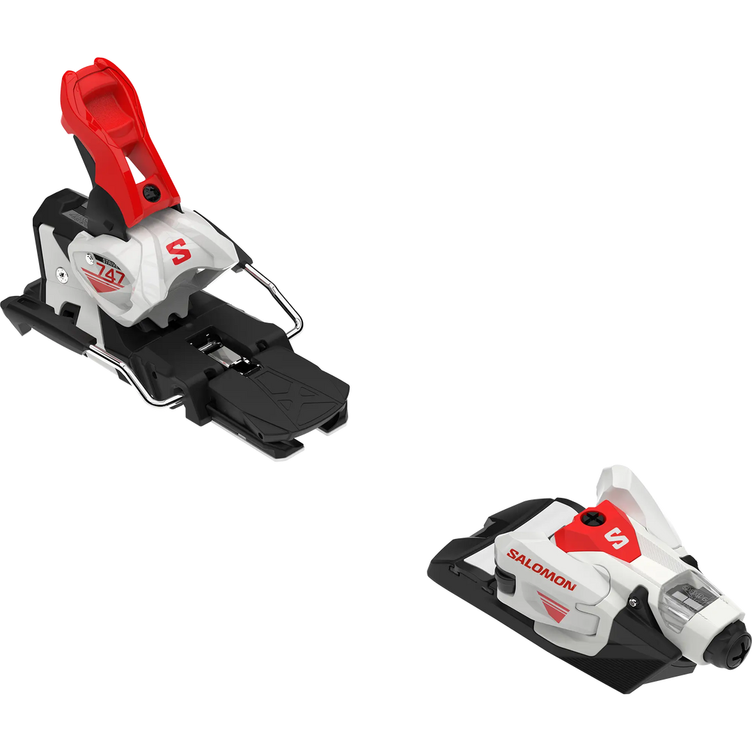 Salomon Strive 16 Mn 747 Ski Bindings - White / Fiery Red / 100