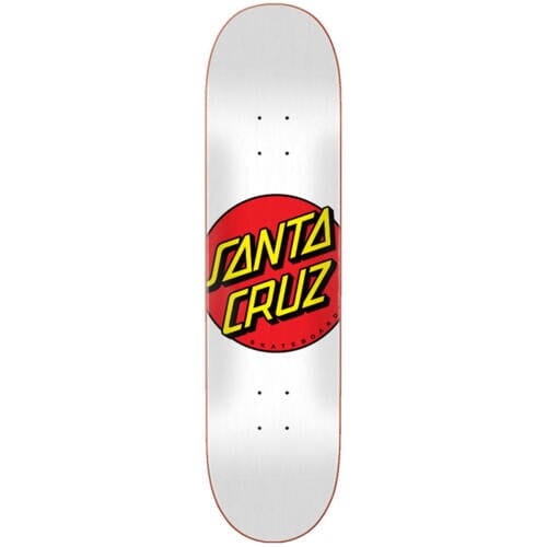 Santa Cruz Classic Dot White Deck 