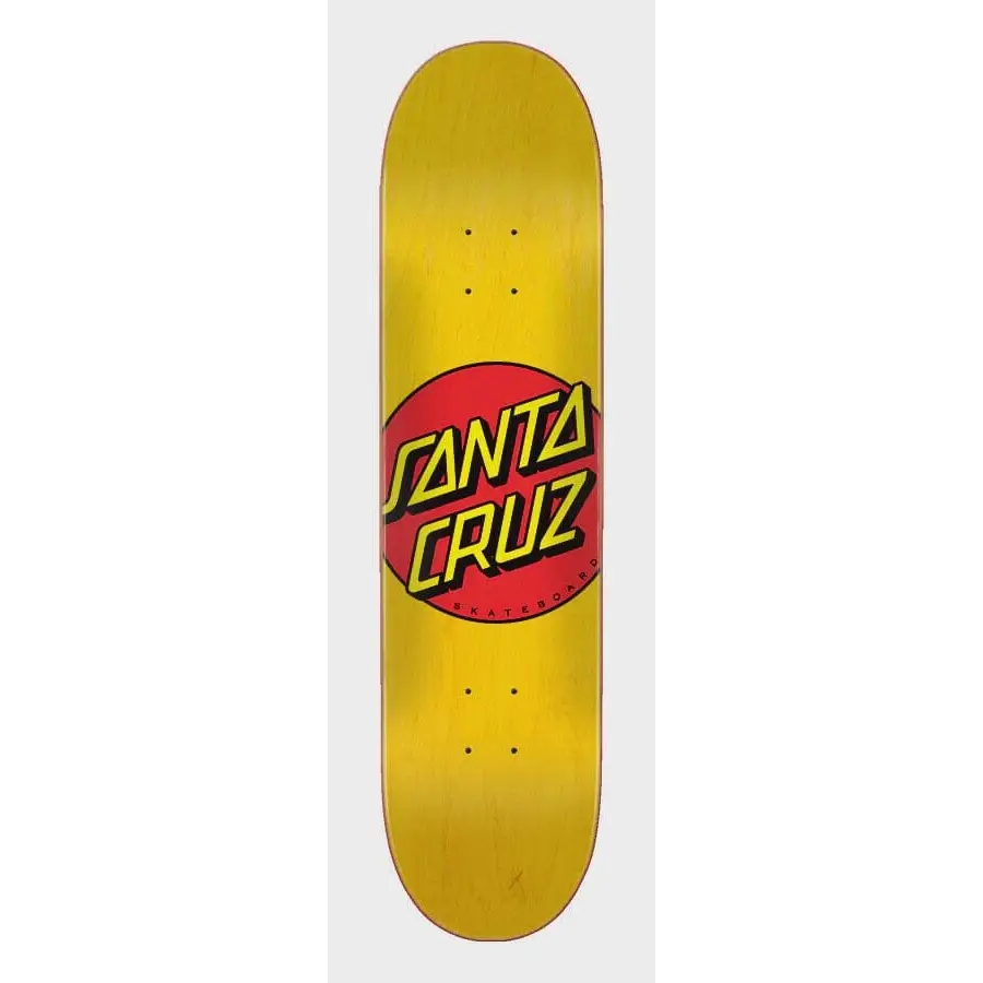 Santa Cruz Classic Dot Yellow Deck 